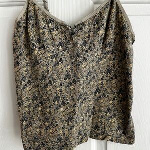 Little flower cami belly shirt